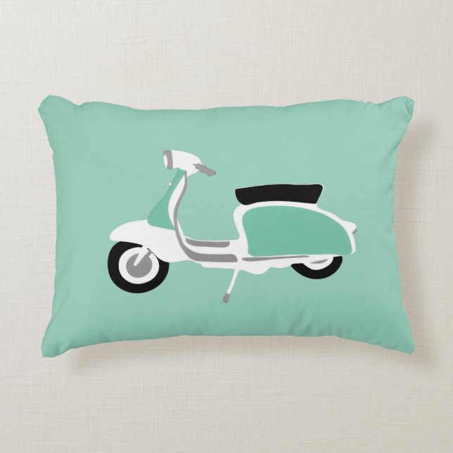 Retro-Roller Dekokissen (Vorderseite)