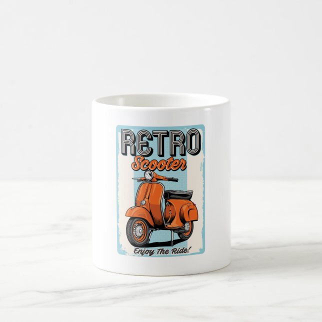 Retro Roller Kaffeetasse (Mittel)