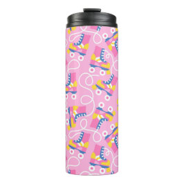 Retro Roller Skaten Thermosbecher