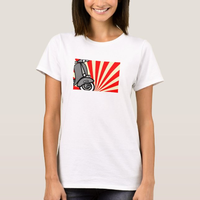 Retro Roller T-Shirt (Vorderseite)