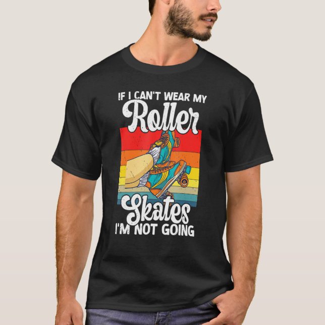 Retro Rollerskates 80's Derby Roller Skating for T T-Shirt (Vorderseite)