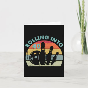 Retro-Rolling in 40 Vintagen Bowling Bowler 40. Karte