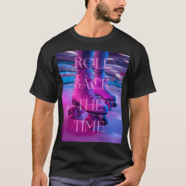 Retro Rolls 90s Streetwear Black Unisex T-shirt