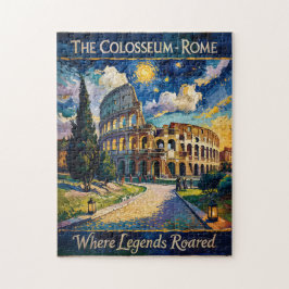 Retro Rom Italien Kolosseum Reise Van Gogh Lebendi