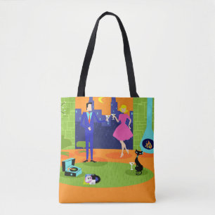 Retro-romantische Abend-Carrybag für Paare Tasche