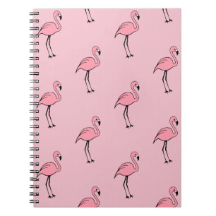 Retro-Rosa-Flamingo-Büro-Schulnotizbuch-Geschenk Notizblock