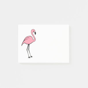 Retro-Rosa-Flamingo-Post-it-Notiz-Geschenk Post-it Klebezettel