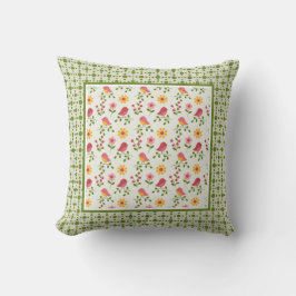 Retro rosa Frühlingsgelenk-Kopfkissen Kissen