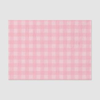 Retro rosa Gingham-karierter Muster-Hintergrund Seidenpapier