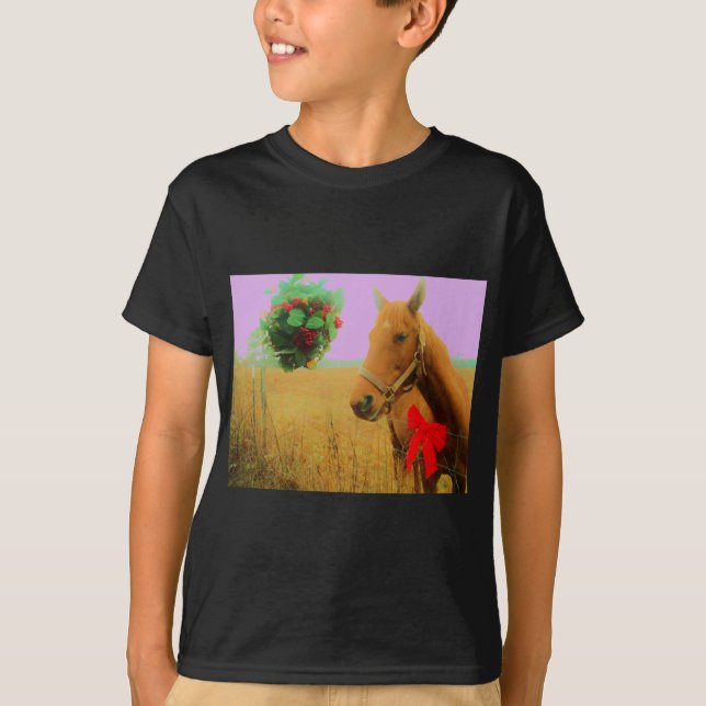 Retro Rosa Himmelskaffe T-Shirt (Vorderseite)