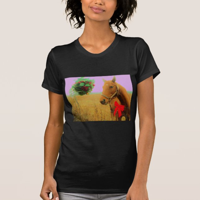 Retro Rosa Himmelskaffe T-Shirt (Vorderseite)
