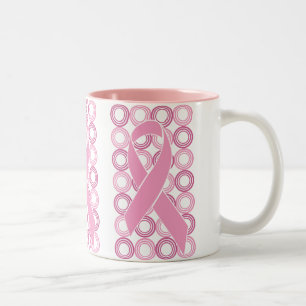 Retro rosa Kaffee-Tasse Zweifarbige Tasse