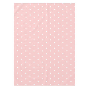 Retro Rosa mit weißer Tupfen-Tischdecke Tischdecke