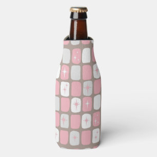 Retro Rosa Sternexplosionen Flasche Cooler Flaschenkühler