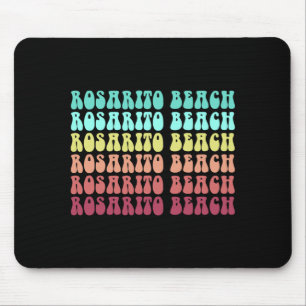 Retro Rosarito Strand BFF-Trip Sommer Surfen Mousepad