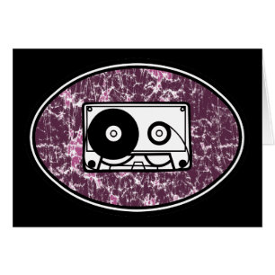 Rétro rose d'enregistreur à cassettes