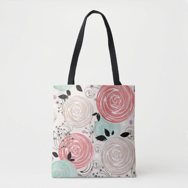 Retro, Rose Tasche (Vorderseite)