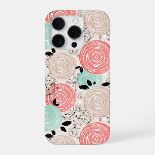 Retro, Rosen iPhone 16 Pro Hülle