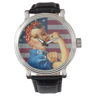 Rétro Rosie des femmes la montre de rivoir