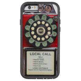 Retro rote Toughie iphone Abdeckung Case-Mate iPhone Hülle