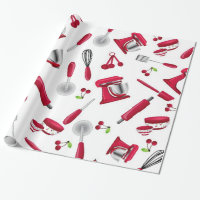 Retro rotes Küchen-Gerät