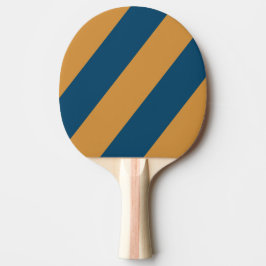 Retro Royal Gold Drei fette Streifen Tischtennis Schläger