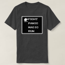 Retro RPG-Menü-T - Shirt (8-Bit)