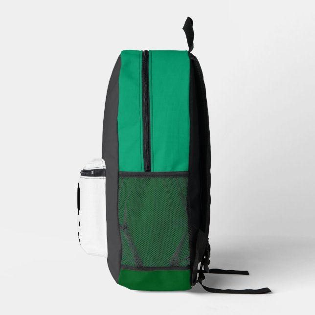 Retro-Rucksack. Bedruckter Rucksack (Rechts)