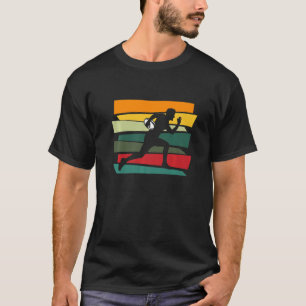 Retro-Rugbyspieler Rugby-Trainer T-Shirt