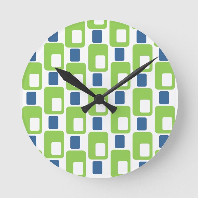 Retro Runde Wanduhr (Vorderseite)