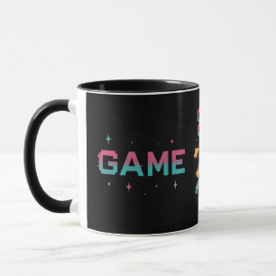 Retro Runner "Game Over" Pixel Art Design Tasse