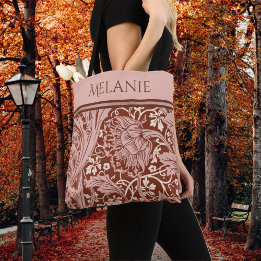 Retro Rust floral Art Nouveau May Morris Arcadia Tasche