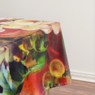 Retro Rustic Fresh Summer Tropical Frucht Gemüse Tischdecke