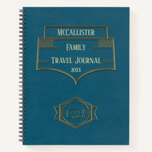 Retro RV Camper Travel Journal