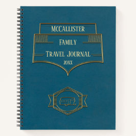 Retro RV Camper Travel Journal Notizbuch