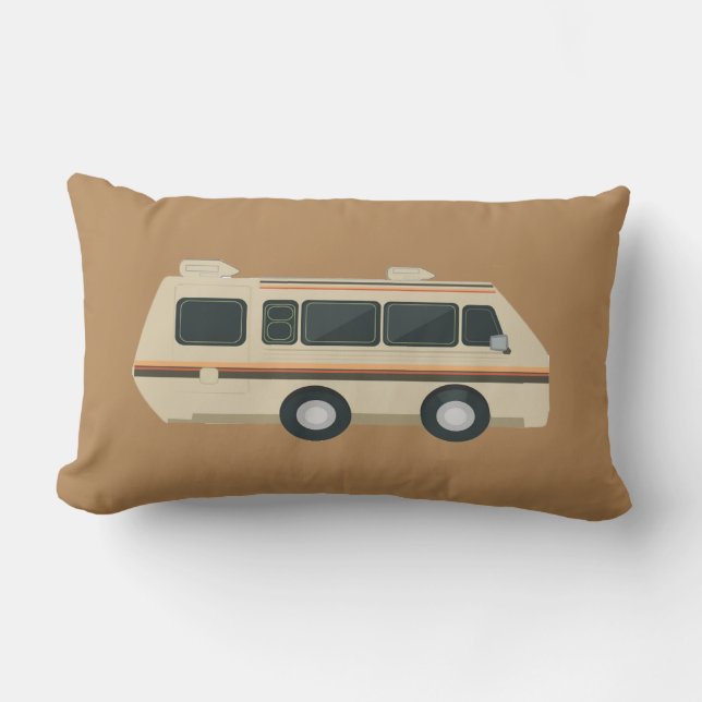 Retro RV-Kissen Lendenkissen (Vorderseite)