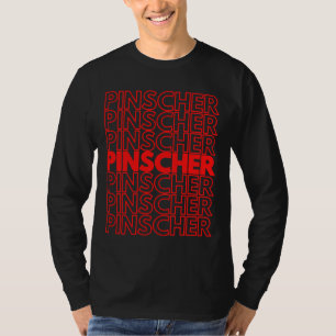Retro S Vielen Dank Grocerbeutel Doberman Pinscher T-Shirt