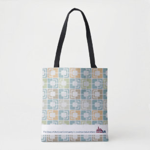 Rétro sac fourre-tout carré à LA de musée