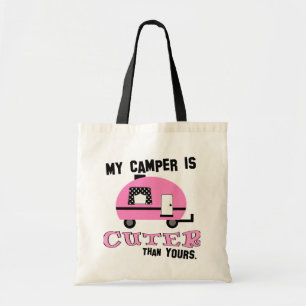 Rétro sac fourre-tout rose à campeur