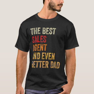 Retro Sales Agent und noch besser Vater Vater T-Shirt