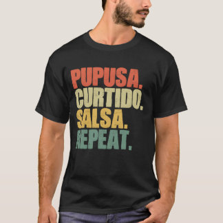 Retro-Salvadorianisches Essen Curtido-Salsa Für Kä T-Shirt