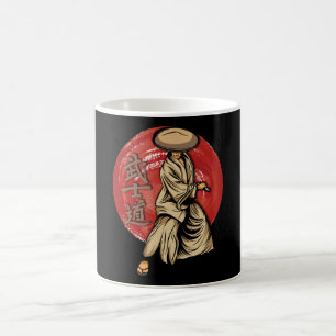 Retro Samurai Warrior mit Katana - Japanisch Kaffeetasse