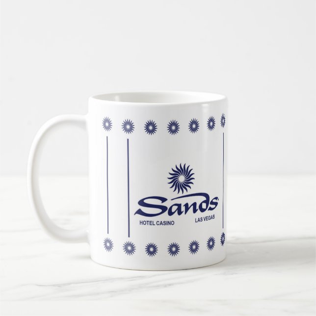 Retro Sands Casino Stil Design Kaffeetasse (Links)