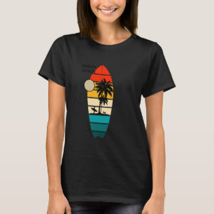Retro Sandy Beach Hawaii Surfboarder Surfer T-Shirt