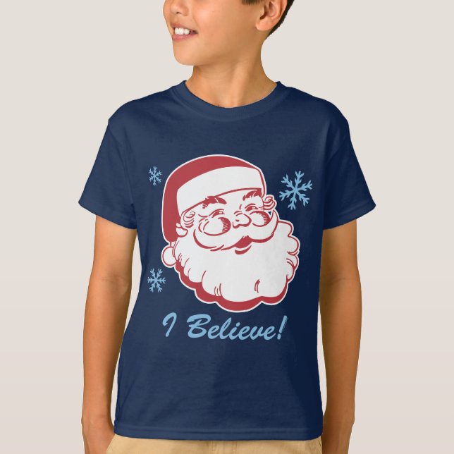 Retro Sankt glauben T-Shirt (Vorderseite)