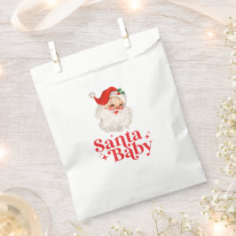 Retro Santa Baby Weihnachtsdusche Geschenktütchen