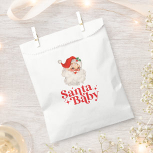 Retro Santa Baby Weihnachtsdusche Geschenktütchen