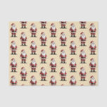 Retro Santa Christmas Seidenpapier<br><div class="desc">Eine bezaubernde Kollektion von Produkten,  die mit bezaubernden Weihnachtsbildern geschmückt sind,  die mit Kunstwerken aus der Vergangenheit inspiriert wurden. Dieses Vintag inspiriert Gewebeschreiben mit einem sehr niedlichen Retro-Stil ist der ideale Begleiter für Feierlichkeiten oder Geschenke,  die Sie mit einer Touch Nostalgie genießen können.</div>