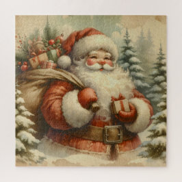 Retro Santa Claus Illustration