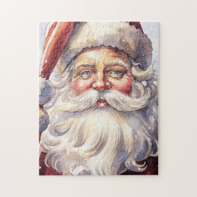 Retro Santa Claus in einem Red Hat Weihnachten (Vertikal)
